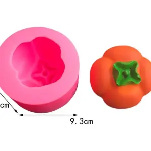 3D PERSIMMON FONDANT SILICONE MOuld (large )