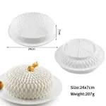 Round Bubble Pearl Bead Entremet Silicone Mould for Cakes