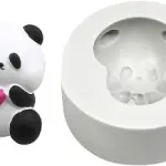 Cute panda Silicone mould style 4