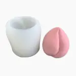 3D peach silicone mould