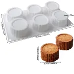 Tree Stump pastry Silicone Entremet Mould