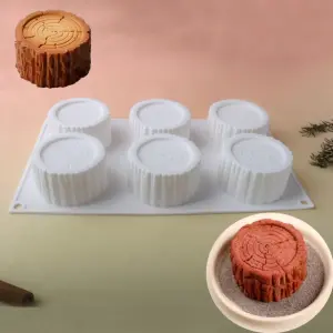 Tree Stump pastry Silicone Entremet Mould