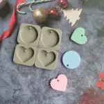 Silicone Aromatherapy Wax Diffuser Mould circle and heart