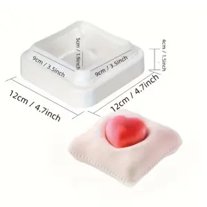 3D love Pillow shape Entremet Silicone mould