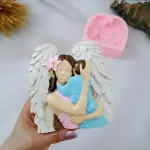 mother Marry holding child silicone mould