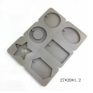 6 cavity Candle Wax aromatherapy silicone Mould style 5