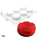 Round Shape rose flower pastry Silicone Entremet Mould