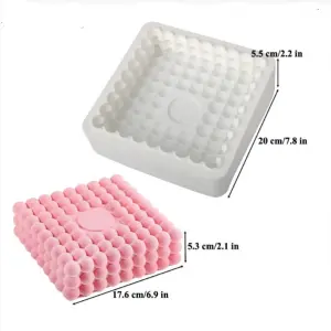 3D Bubble Cube Entremet Silicone mould