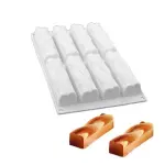 8 cavity Silicone twisted Rope Entremet Mould