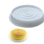 3D Round Spiral Entremet Silicone Mould