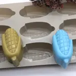 9 cavity Corn Entremet Silicone mould