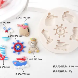 Sailboat & Ship Sea Theme Silicone Mould