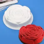 Round Shape rose flower pastry Silicone Entremet Mould