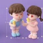 cute couple miniature cake topper style 2
