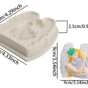 mother Marry holding child silicone mould