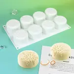 Round Shape snowflake pastry Silicone Entremet Mould