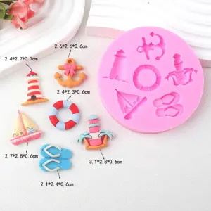 Sailboat & Ship Sea Theme Silicone Mould