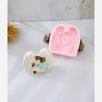 mother Marry holding child silicone mould