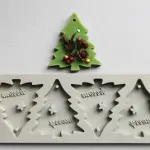 Christmas tree Silicone Aromatherapy Wax Diffuser Mould