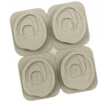4 cavity 3d Rose flower Aromatherapy Wax Diffuser silicone Mould