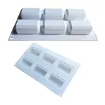 6 cavity rectangle log silicone mould