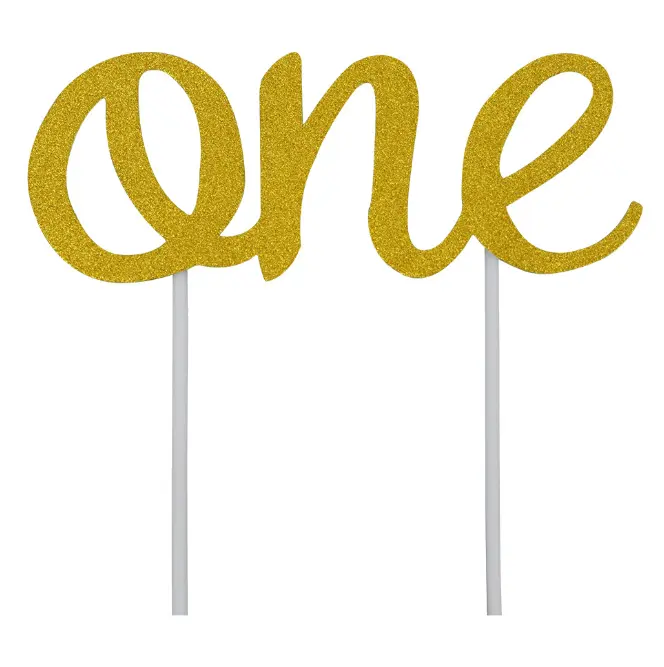 1st Birthday one cake topper