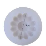 Daisy sunflower smile silicone mould