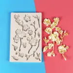 Peony Camellia Lily of The Orchid Daffodil Plum Fondant silicone mould