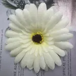 1 pcs White Large Daisy artificial flower cake topper