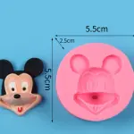 3D Mickey Mouse face cartoon silicone mould
