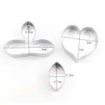3 pcs caulis Dendrobium Petal Cutter Set ( A338)