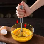 Semi-Automatic Stainless Steel Hand Push Whisk