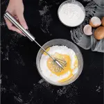 Semi-Automatic Stainless Steel Hand Push Whisk