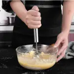 Semi-Automatic Stainless Steel Hand Push Whisk