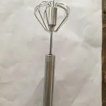Small Stainless Steel Hand Push Whisk Mixer