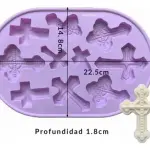 Religious Christian Cross silicone mould