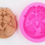 Couple holding hands silicone mould