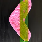 Large Floral Lace silicone mould
