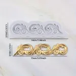 Scroll Border Silicone mould