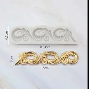Scroll Border Silicone mould
