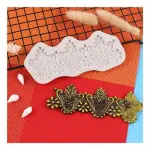 Scroll lace Border Silicone mould