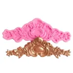 Crown boarder decorative silicone mould style 6