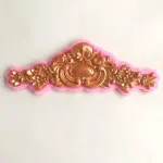 Crown boarder decorative silicone mould style 6