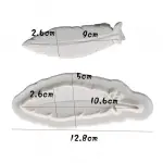 2 pcs feather Press silicone mould