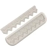 Vintage Scalloped Border Lace Fondant Marzipan silicone Mould