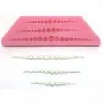 3 Cavity Bead Pearl Silicone Fondant silicone mould