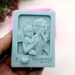 I love mom theme silicone Mould