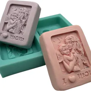 I love mom theme silicone Mould