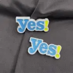 3 pcs Yes Word Cake toy topper