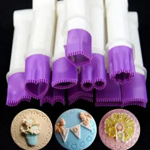 10 Pcs Fondant Crimper Lace Clip Cake Decorating Tools